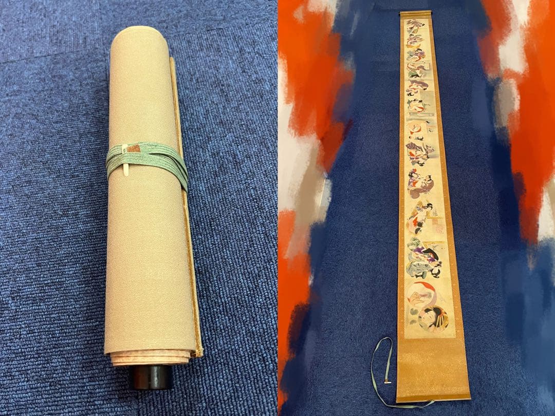 1466  骨董　古美術　春画　巻物　希少　時代物