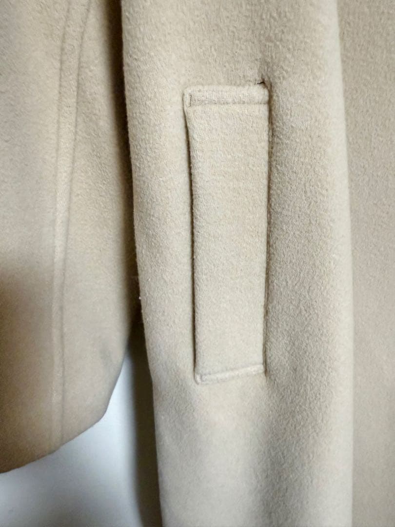 セルフォード　Aラインスタンドカラーコート★ベージュ★38