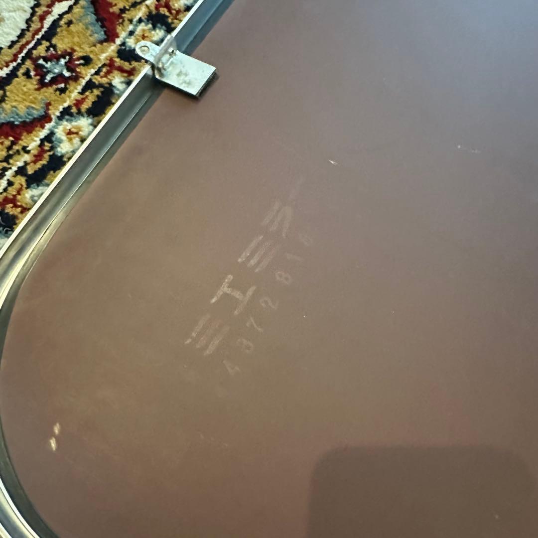 80s 昭和 ヴィンテージ モダン ミッドセンチュリー アルミフレームミラー