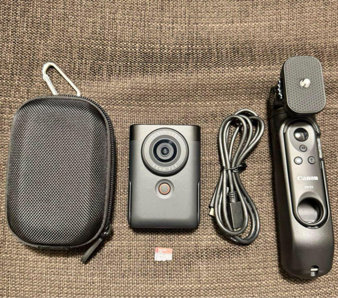 中古 キヤノンVlogカメラPowerShotV10 トライポッドグリップキット
