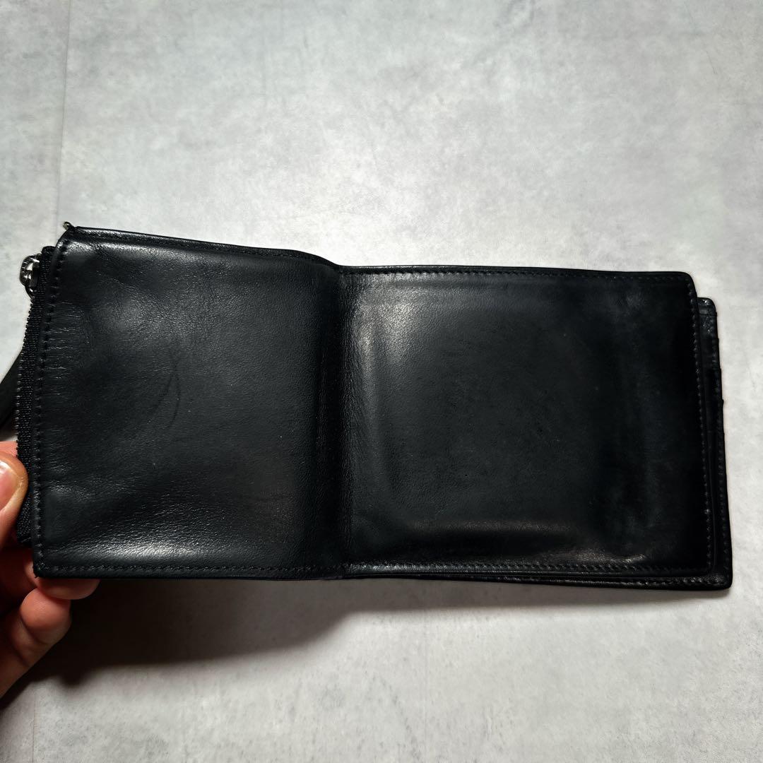 メゾンマルジェラ 4ステッチ 2つ折り財布 ブラック Margiela