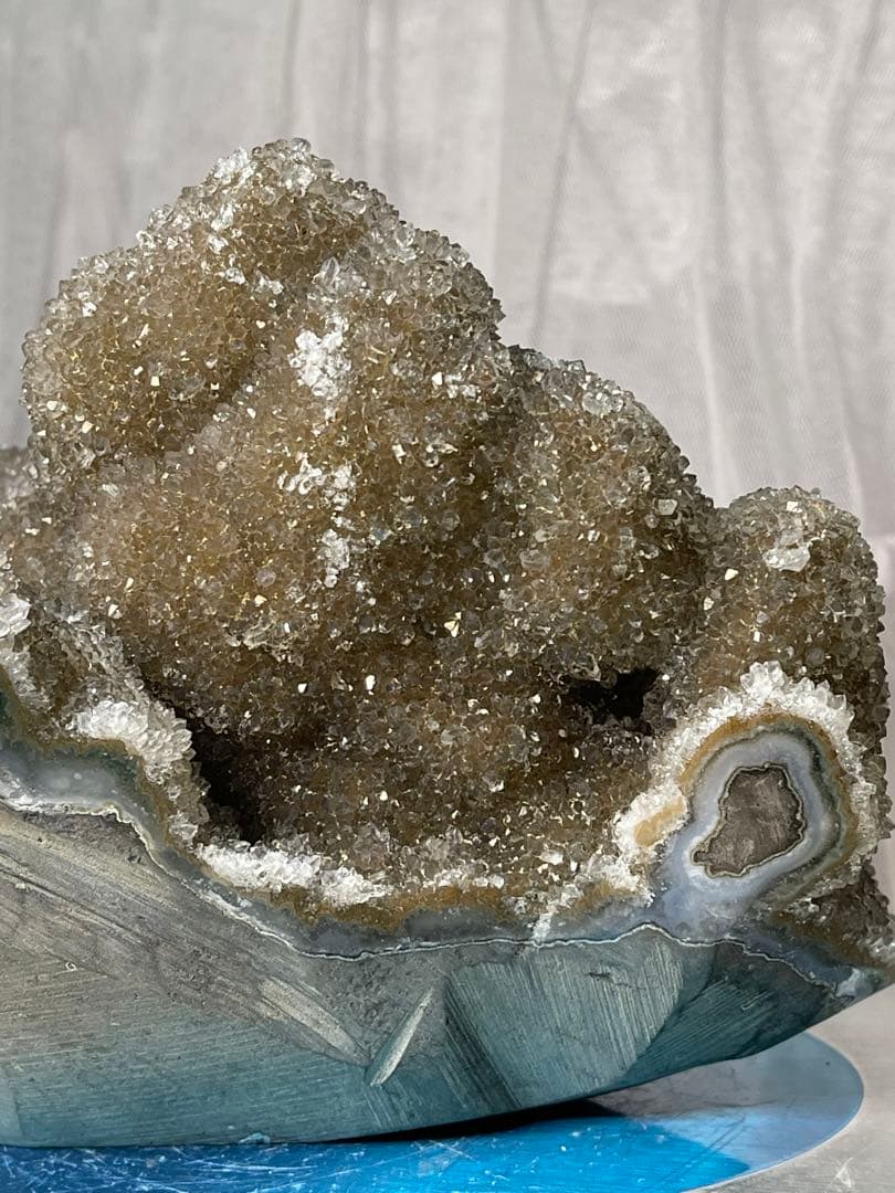 レア^ - ^ 大きい　天然石　原石　金色系　クラスター　3200g