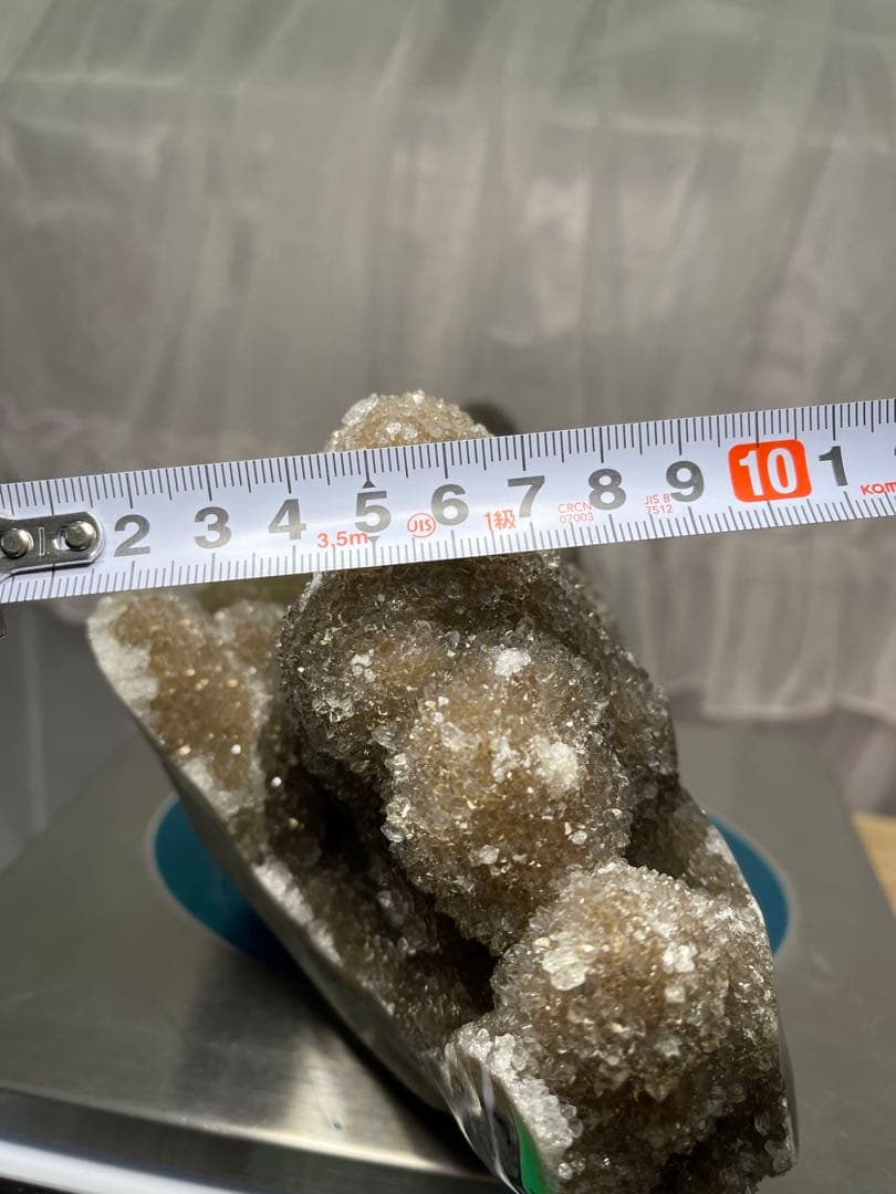 レア^ - ^ 大きい　天然石　原石　金色系　クラスター　3200g