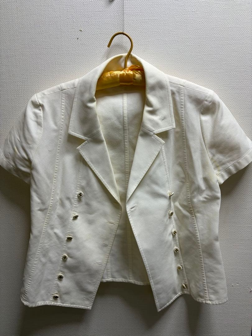 CHANEL BOUTIQUE ホワイトショートスリーブシャツ