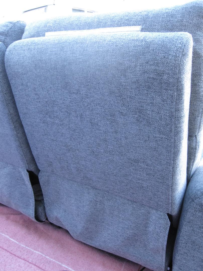 名古屋市等送料無料★ニトリ 2人掛け電動布張りリクライニングソファ Nピュール