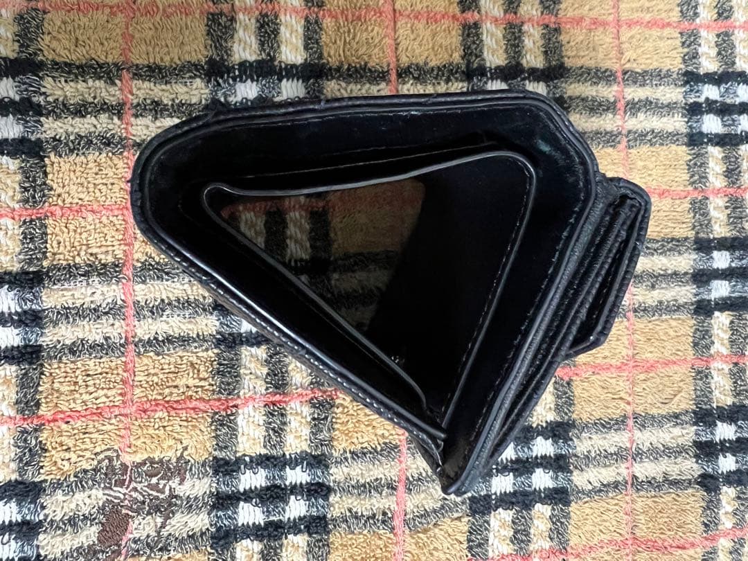 サンローラン 三つ折り財布 シルバーロゴ Yves Saint Laurent