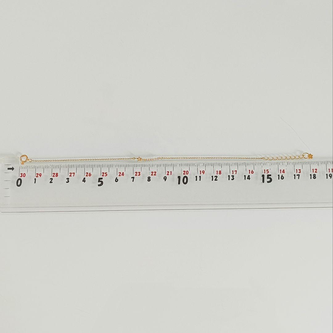 美品　スタージュエリー　K18 YG　ダイヤモンド　星　流れ星　ブレスレット