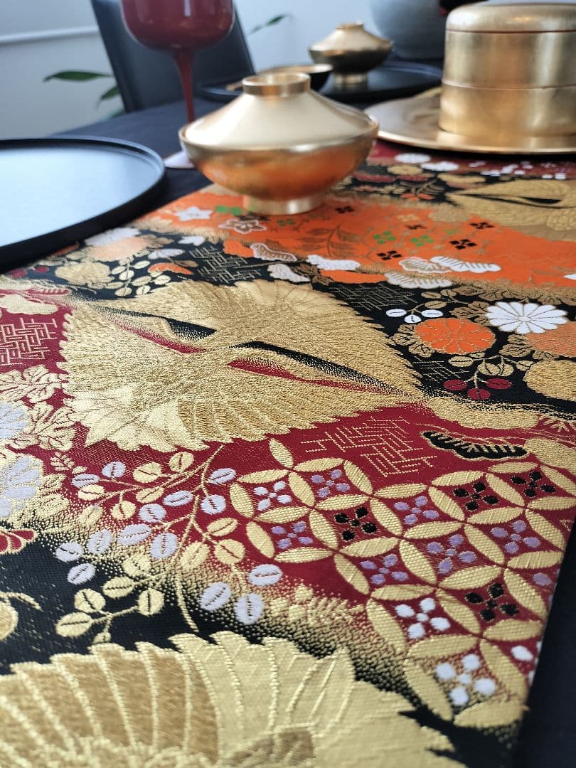 A944★高級‼️全通‼️ひな祭り‼️テーブルランナー2m24cm