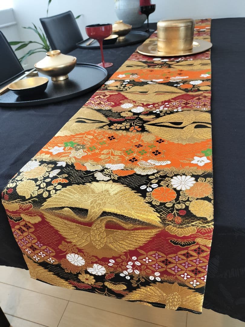 A944★高級‼️全通‼️ひな祭り‼️テーブルランナー2m24cm