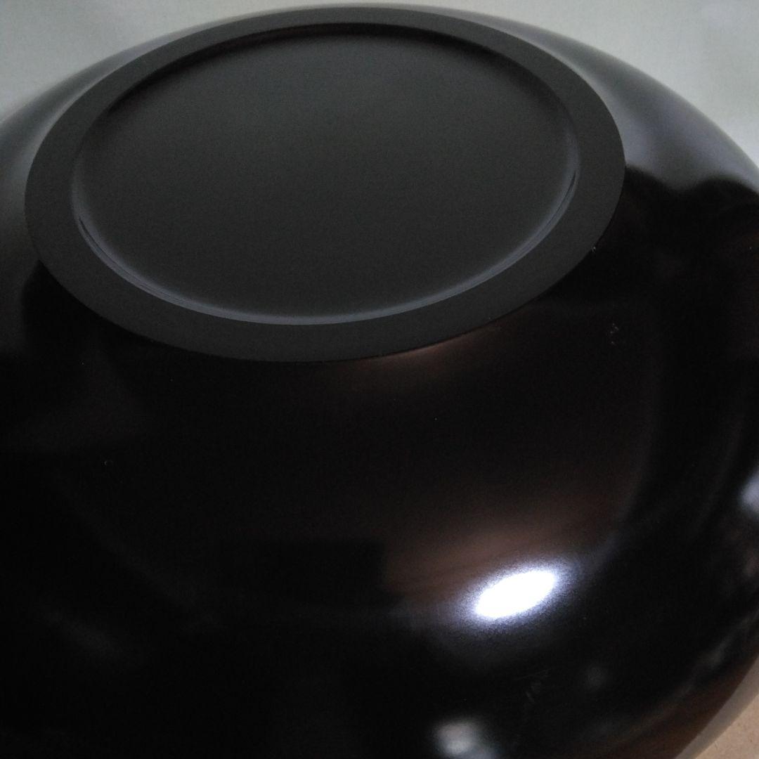 新品尺8寸そば打ちこね鉢 越前漆器