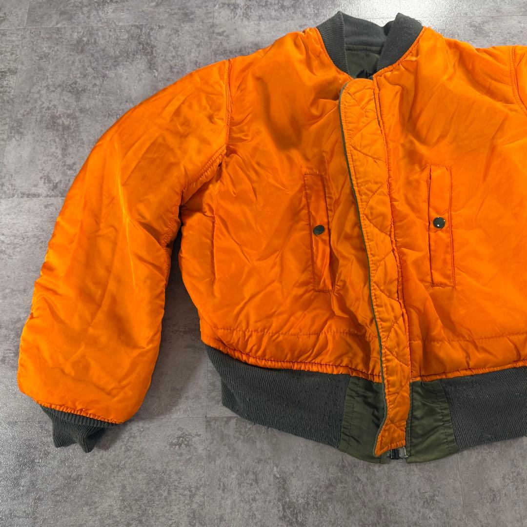 90s アルファインダストリーズ MA-1 usa カーキオリーブ S
