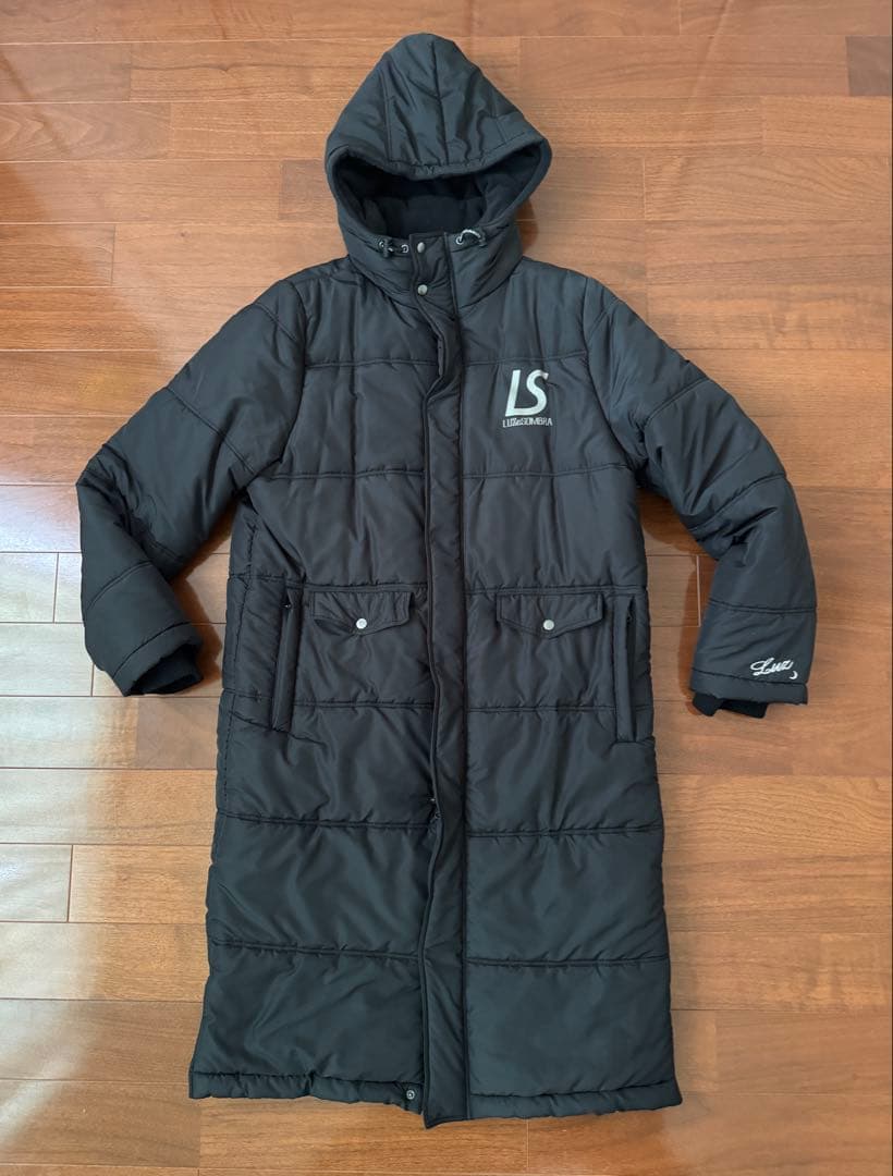 メリベリママ　LUZeSOMBRA ブラックベンチコート　L