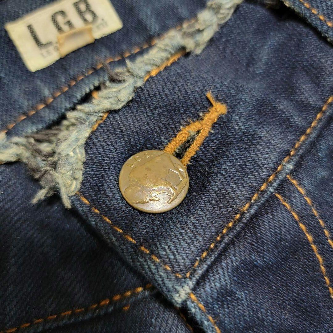 ルグランブルー フリンジ フレア デニム 27