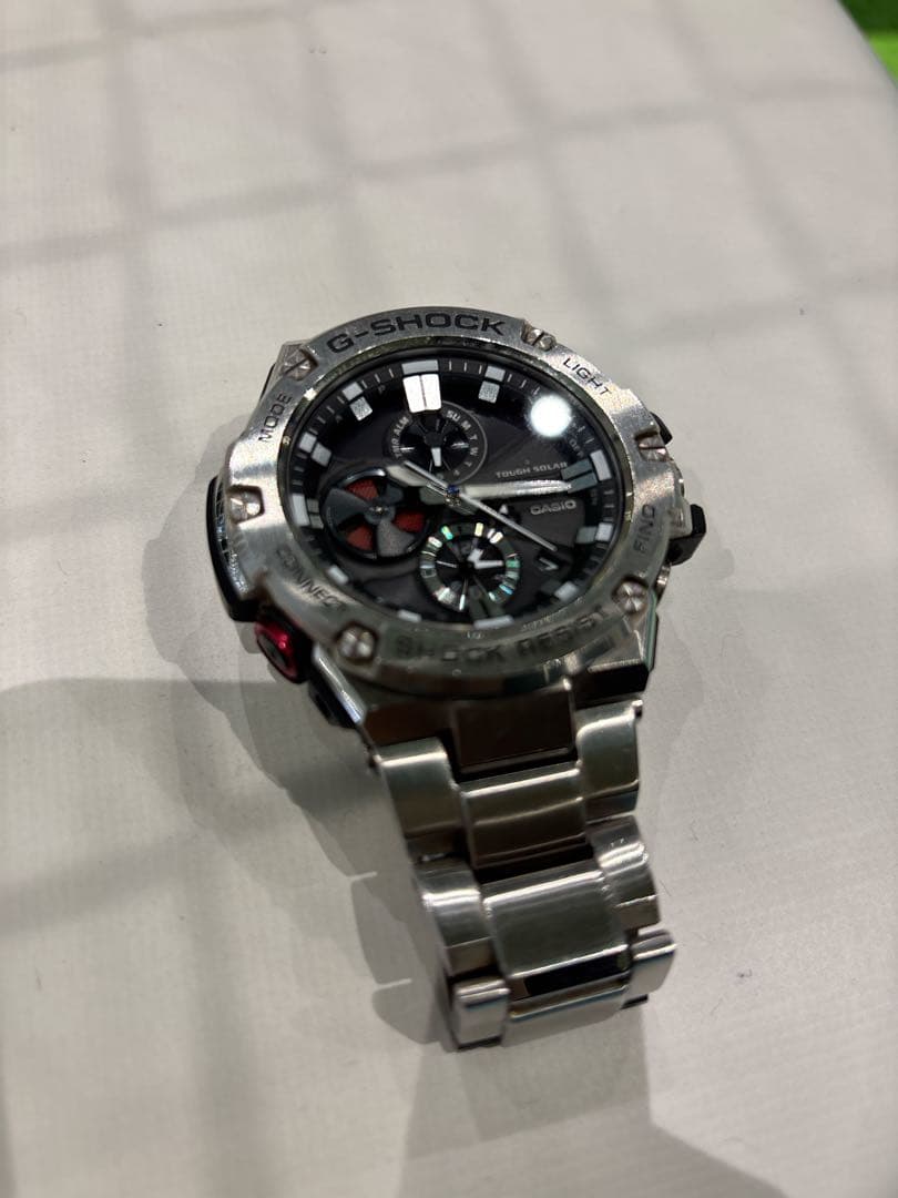 G-SHOCK アナログ/デジタル時計 ブラック/シルバー　GST-B100