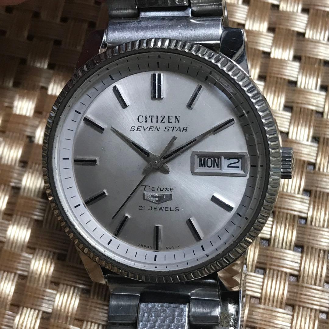 CITIZEN 7STAR Deluxe オートマチック自動巻 ATメンズ腕時計