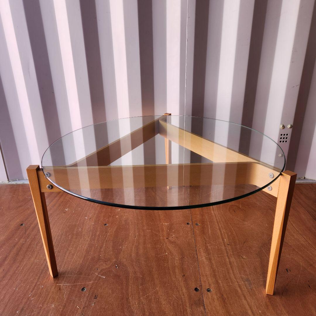 希少　廃盤 IDEE TRIANGOLO GLASS TABLE 長大作 イデー