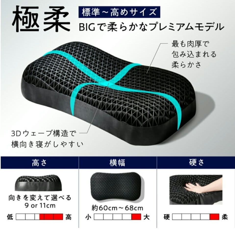 羊のいらない枕 極柔 箱あり