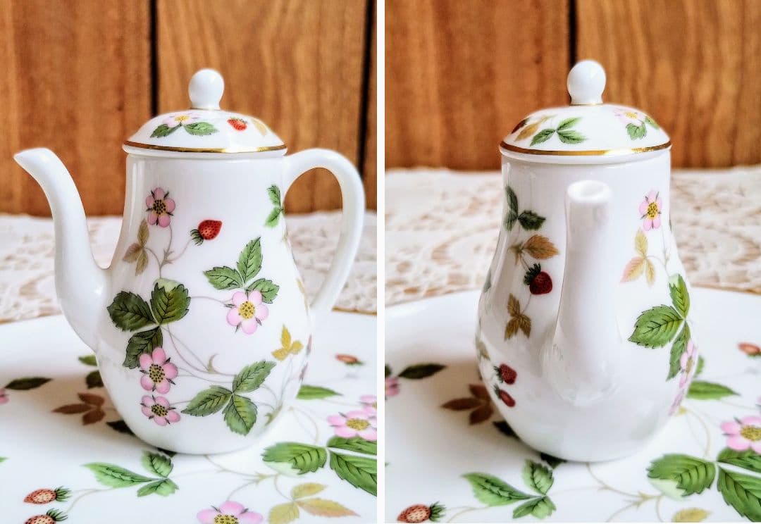 ウェッジウッド『ワイルドストロベリー』ミニチュア6点セット