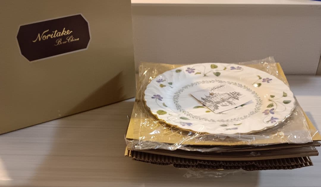 Noritake バイオレットディナープレート6枚セット