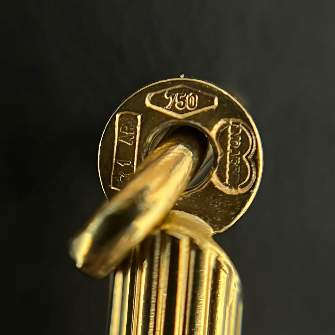 ★(B010502)K18 YG ネックレストップ ウノアエレ 750 キリスト