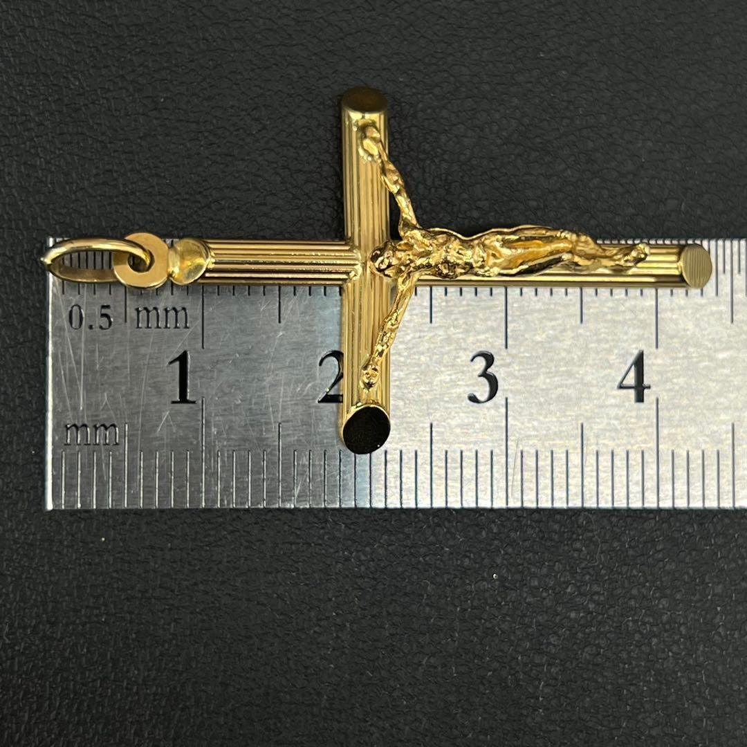 ★(B010502)K18 YG ネックレストップ ウノアエレ 750 キリスト