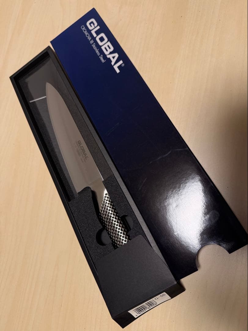 GLOBAL CROMOVA 18 ステンレススチール　包丁