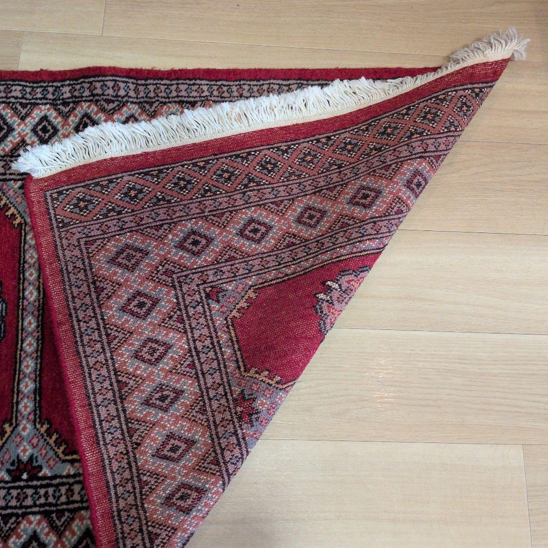 79x127cmパキスタン手織りマット(326)ギャッベ・ペルシャ・じゅうたん