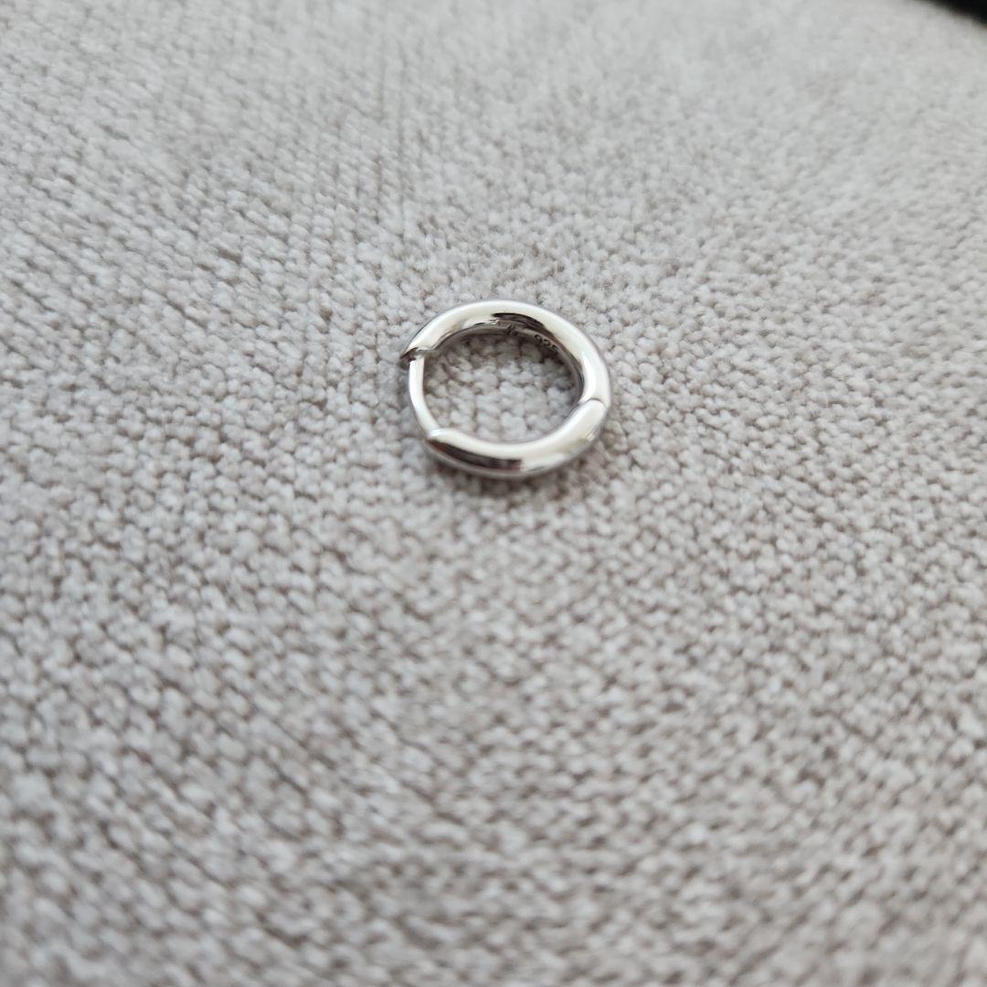 Tom Woodシルバー925 フープ型 ピアス(片耳用)