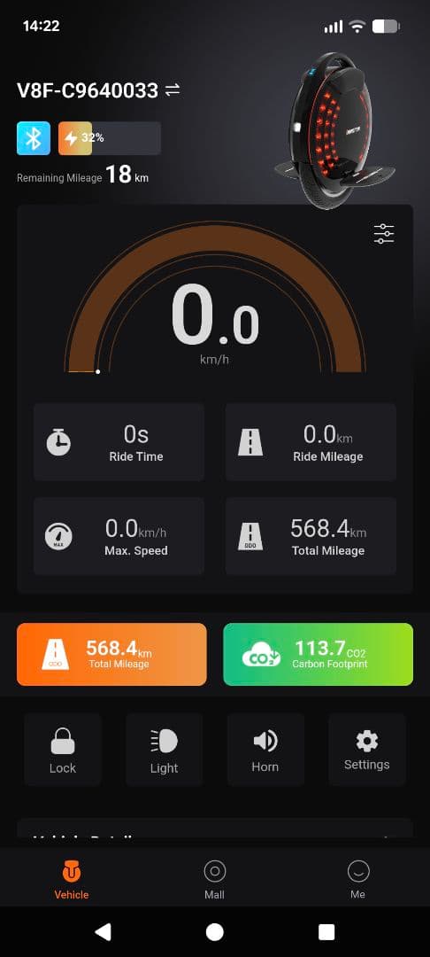 iNMOtion V8F 電動一輪車