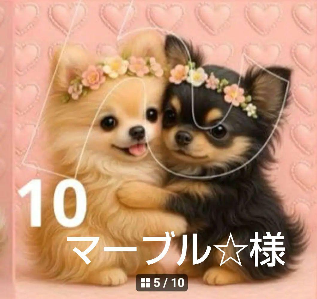 ご確認用　わんこさん柄　ハンカチ　ハンドメイド　12/1 りんご様パネル