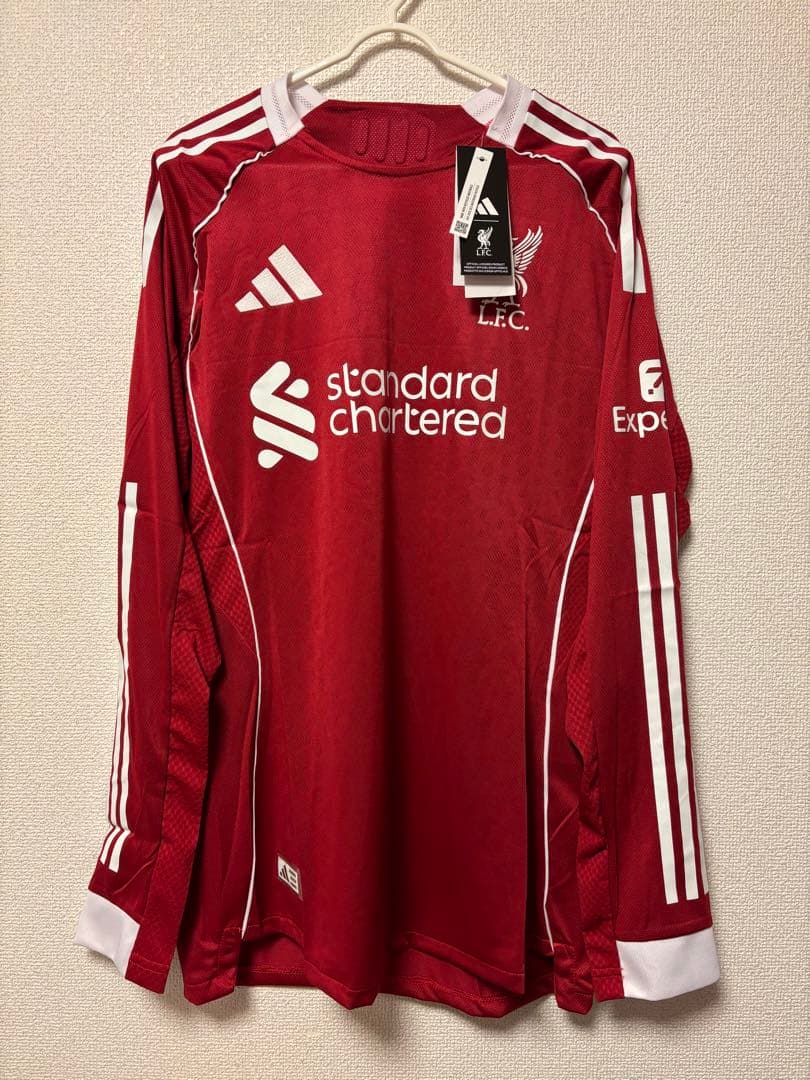 く*ま様 【新品未使用】　リバプール長袖　25/26　選手仕様　オーセンティック