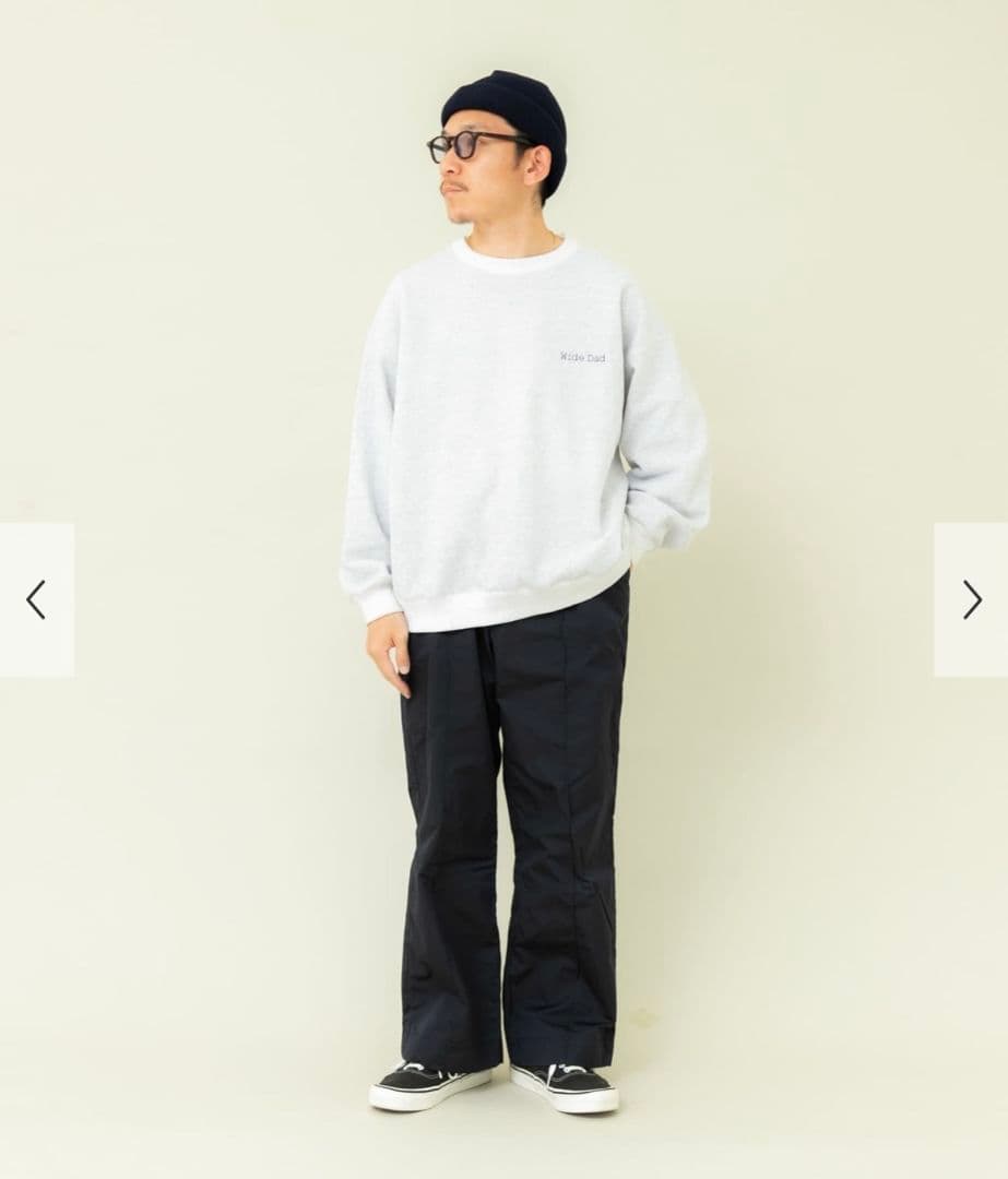 ワイドダッドwide dad NYLON SUPER WIDE PANTS