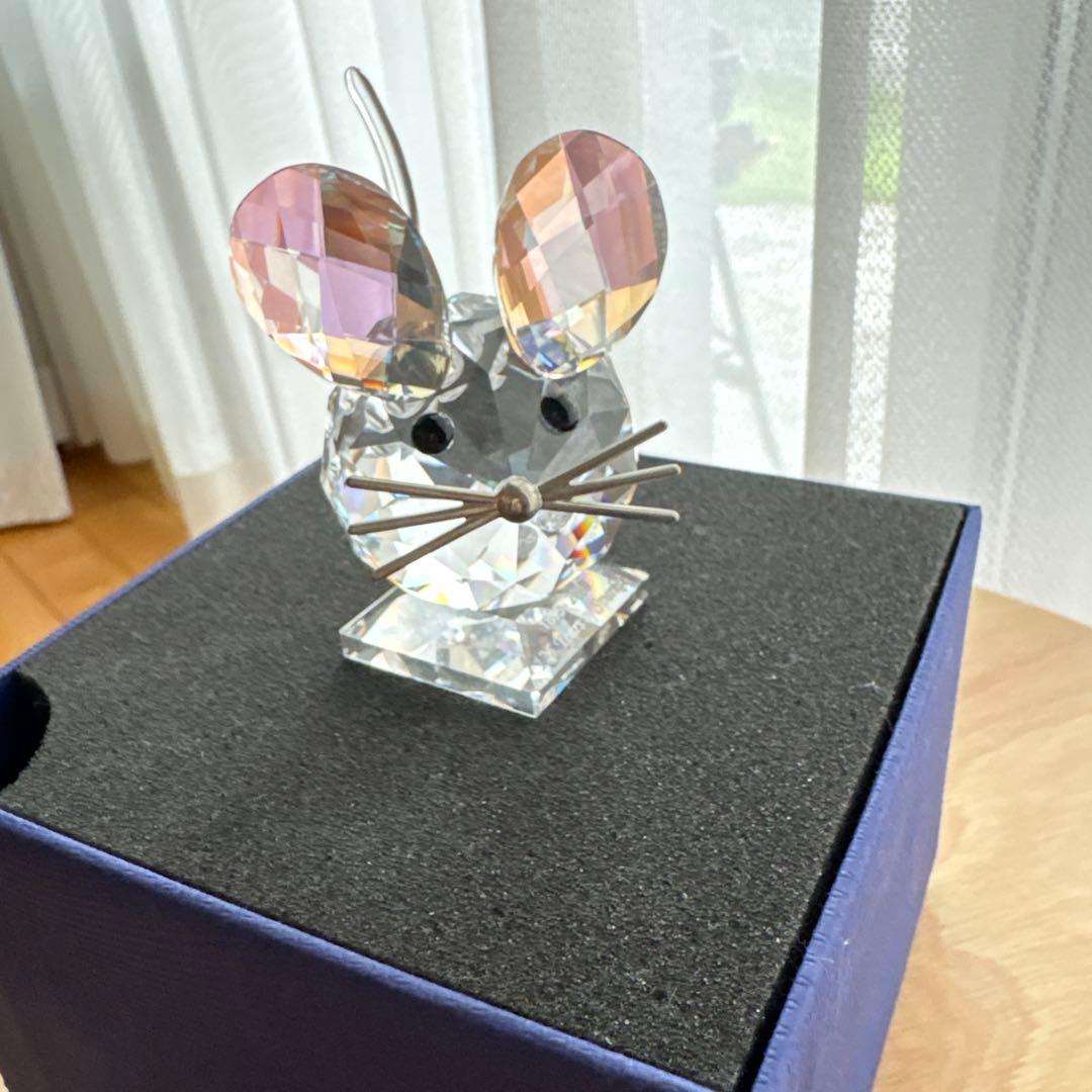 スワロフスキー 125周年記念マウス　2020年限定生産品　置物　ネズミ
