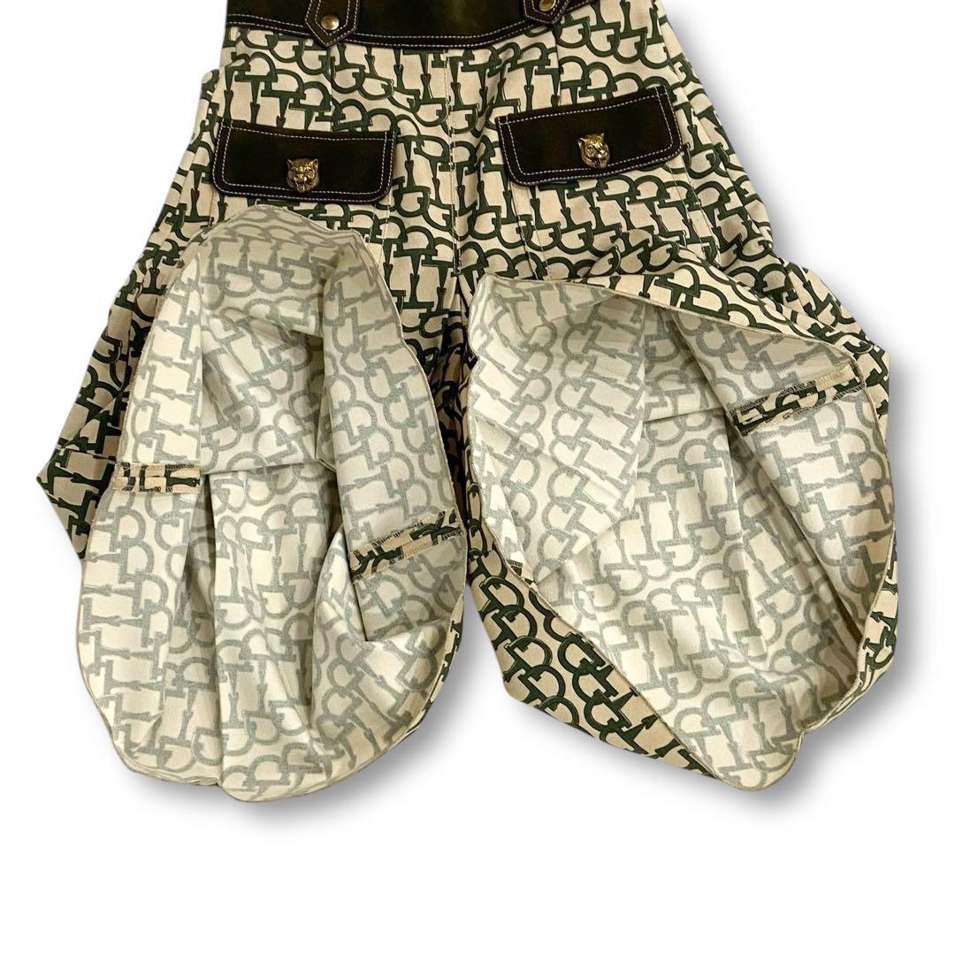 16awꕥグッチ ランウェイモデル キャットヘッド ホースビット柄 キュロット