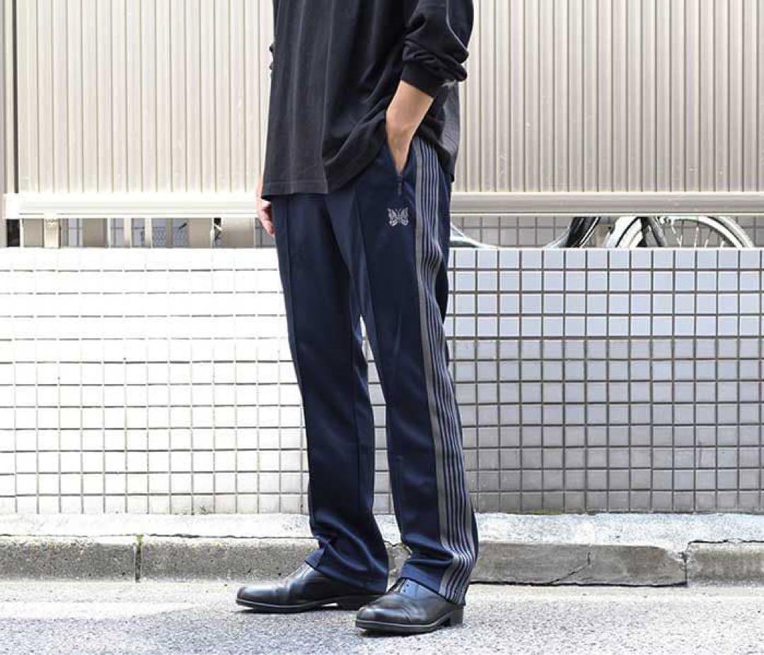Needles Narrow Track Pant - ネイビー JO223