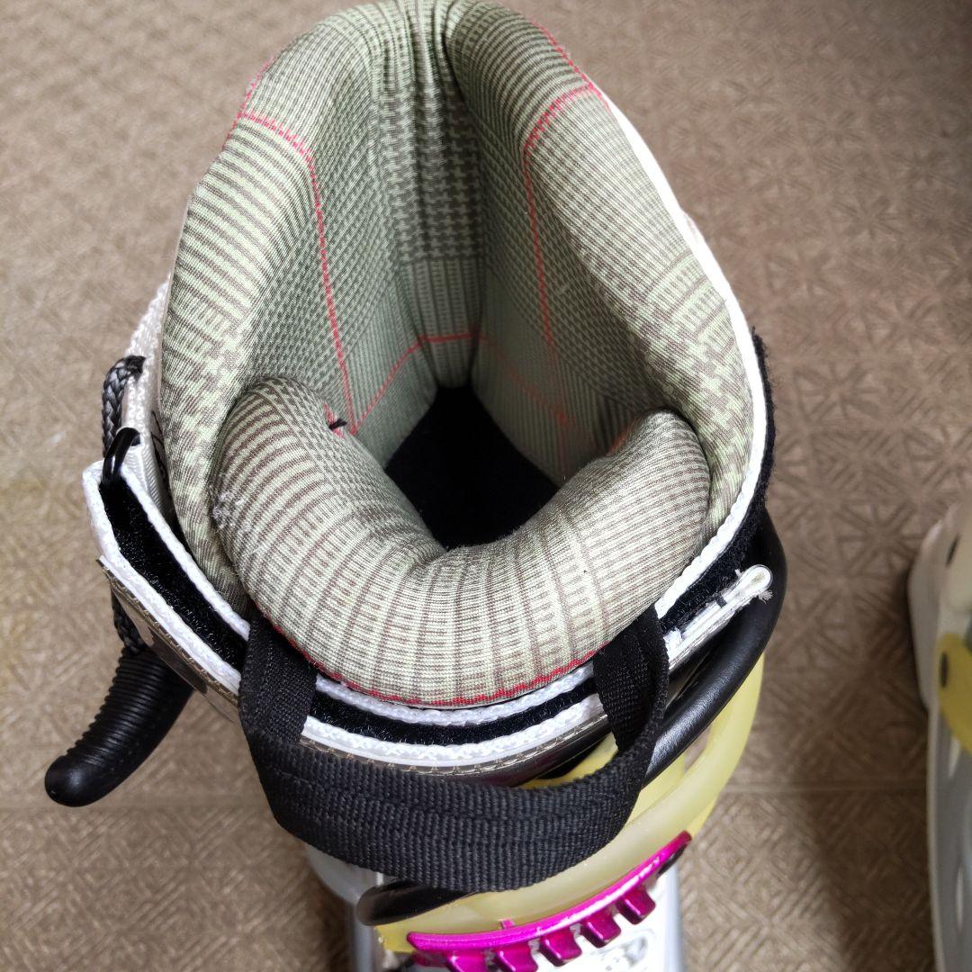 ロキシー ROXY レディースブーツ　ホワイト✕ピンク　24cm