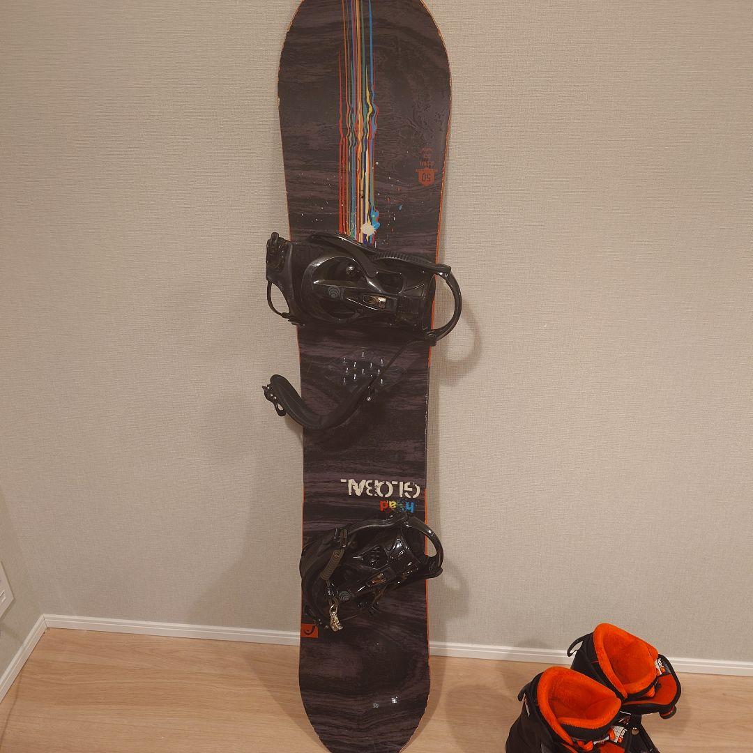 明*光様 Head スノーボードセット（ボード・ブーツ・ゴーグル・手袋）