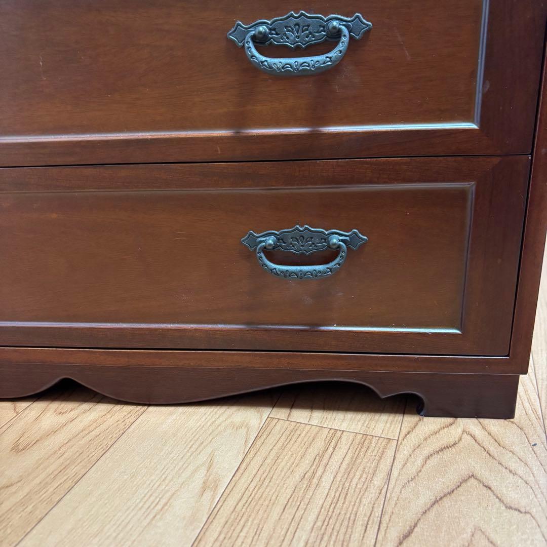 和風　箪笥　昭和レトロ　飾り棚　アンティーク　木製タンス　収納　引き出し