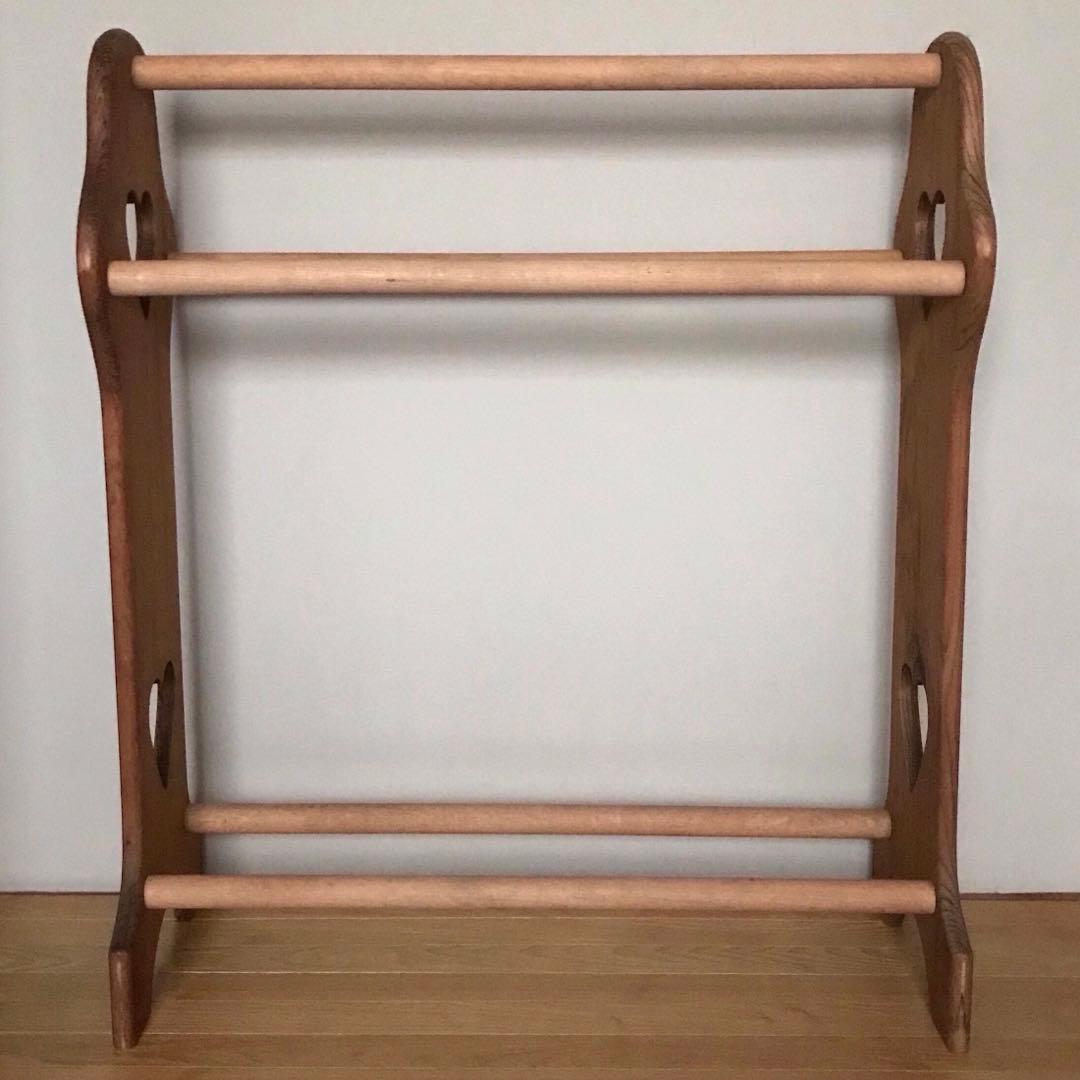 【コーハウス♡アンファン】カントリー家具 ラック ハート パイン材 組立て式