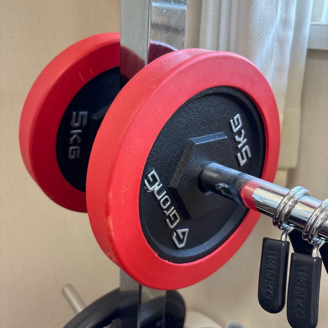 「手渡し限定」バーベルスタンド＆バーベル2.5kg/5kg/10kg ＆Wバー