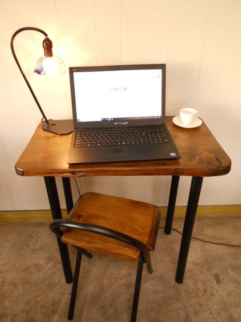 ひのきアイアンテーブルイスセット12-16