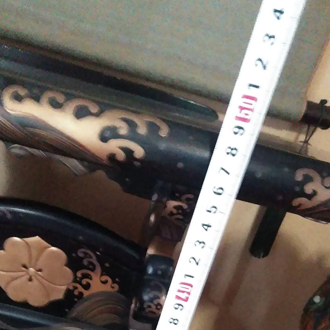 金巻き漆塗り　義太夫の台