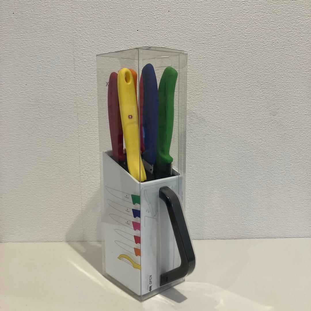 VICTORINOX（ビクトリノックス）包丁セット　スタンド　ナイフ6本スイス製
