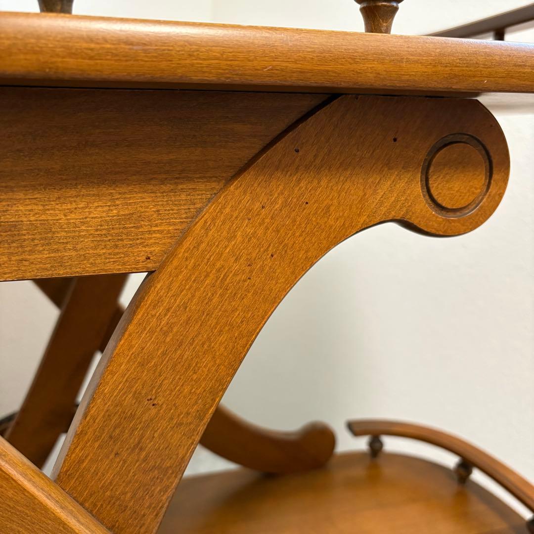 カリモク　キッチンワゴン　キッチンカート サービングワゴン　バーカート　移動可能