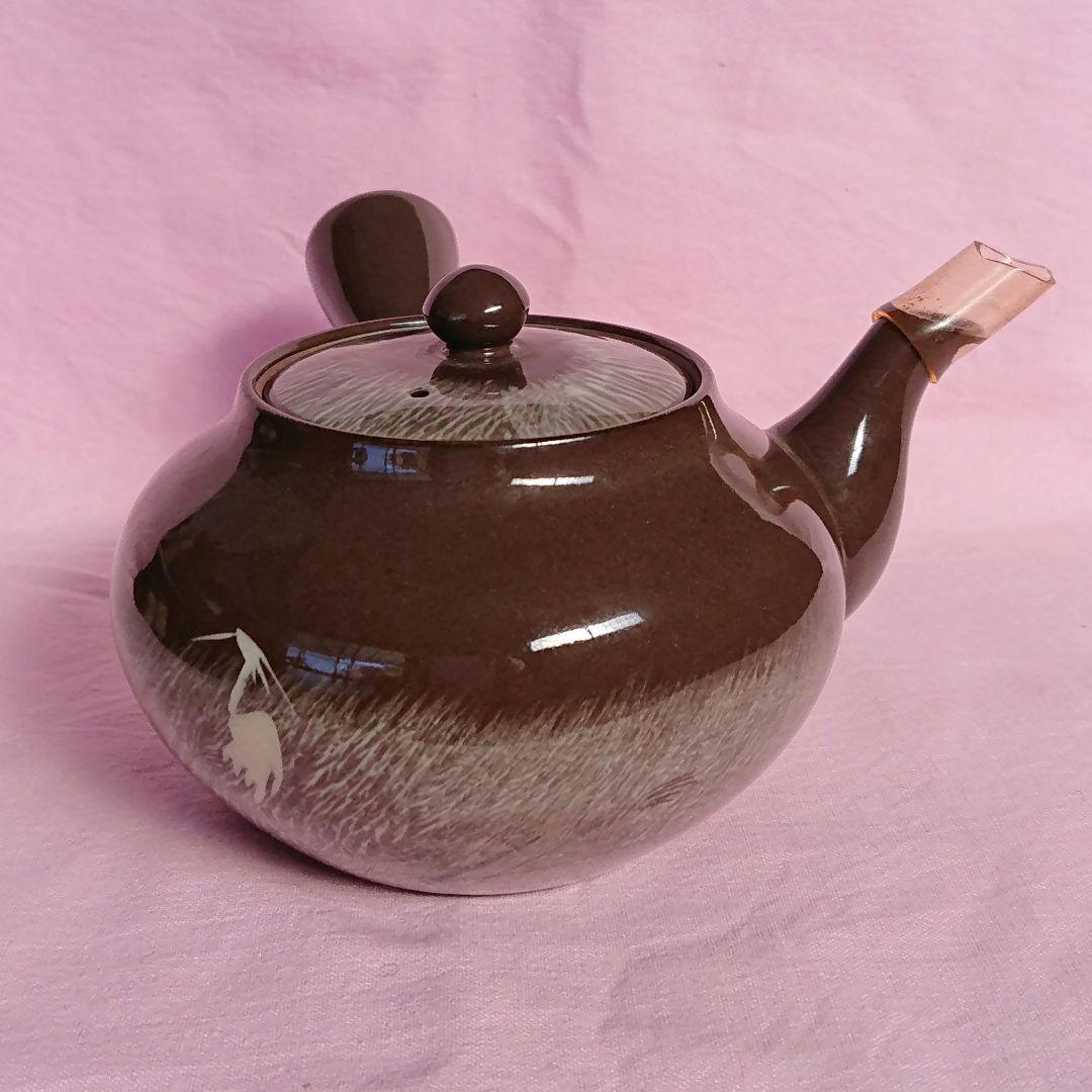 未使用 現川焼 十三代 横石臥牛 急須&5客茶碗