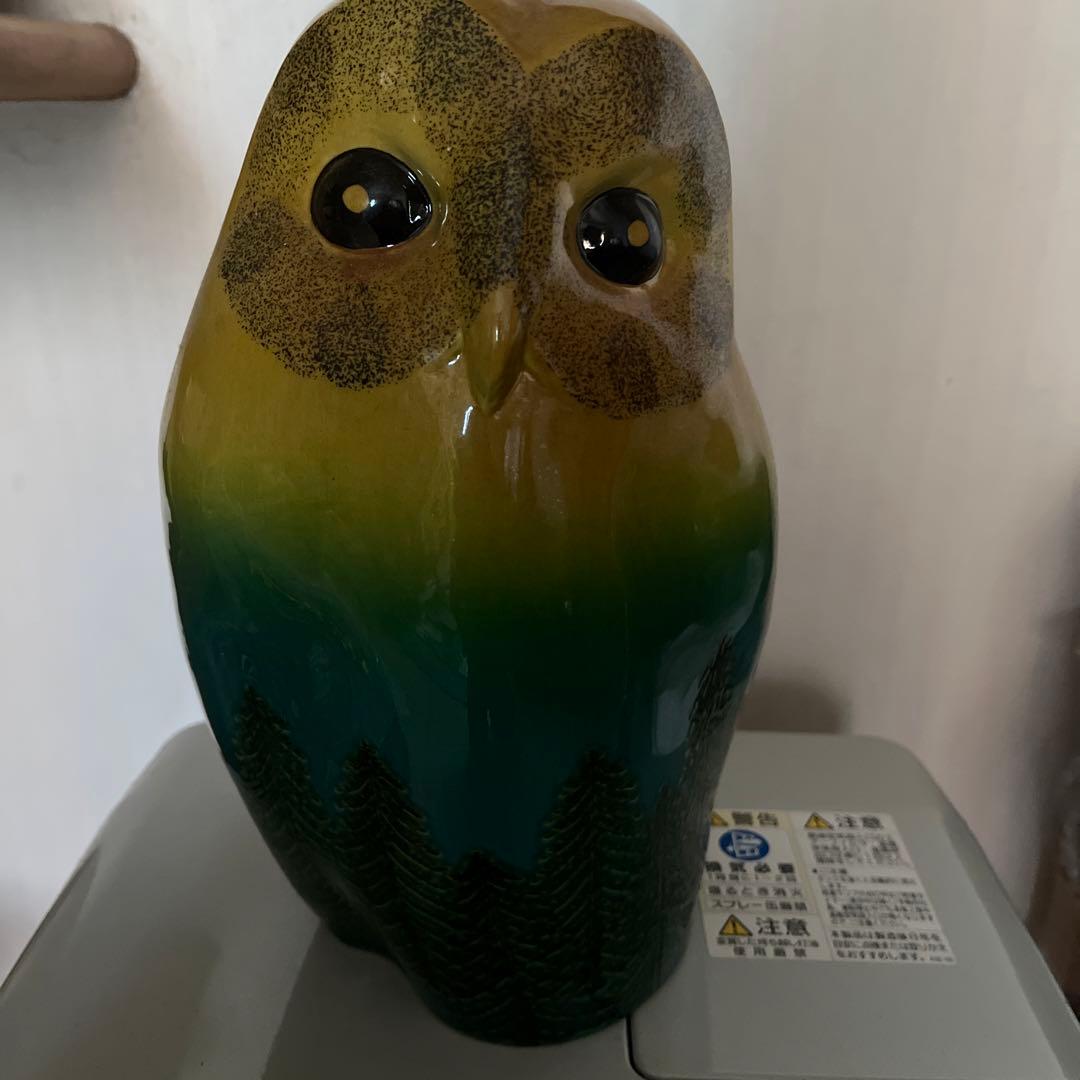 九谷焼フクロウ置物