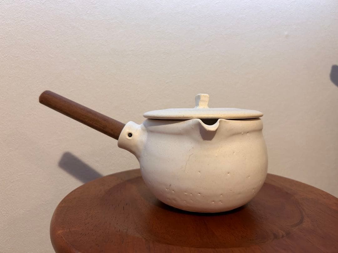 馬場勝文　蓋付き耐熱ミルクパン　(左利き用)