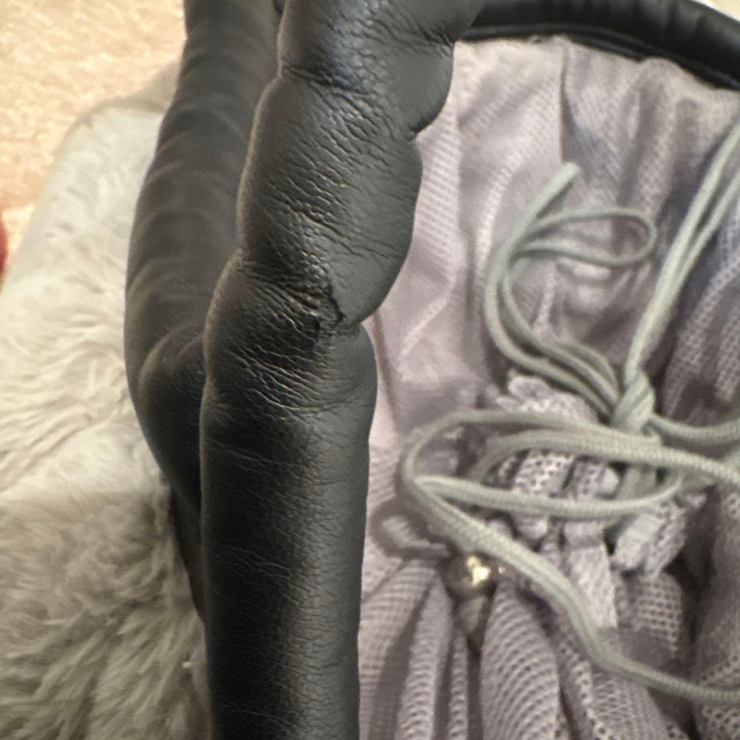 designf デザインfのマシュマロバッグ　ファー　サイズ