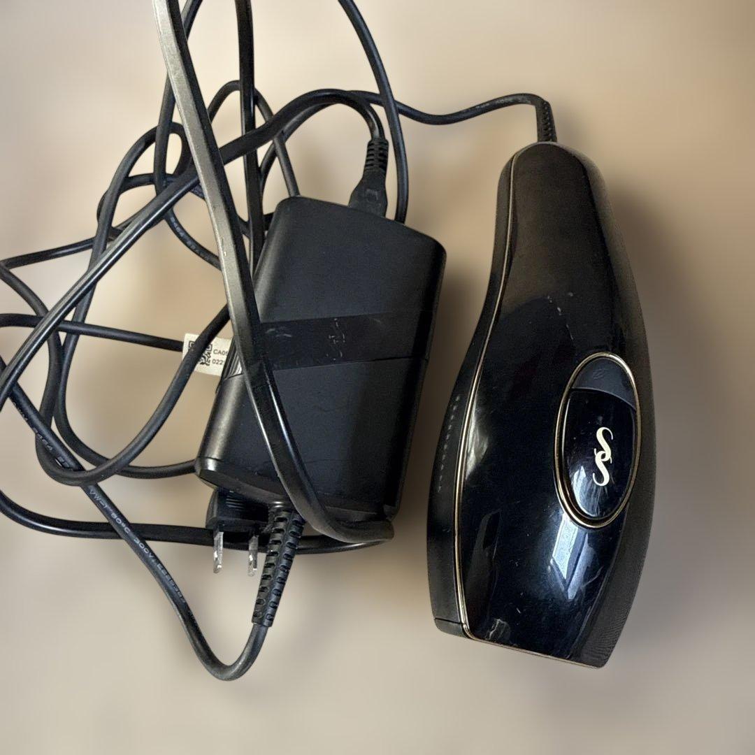 光脱毛器 smooth skin ブラック ACアダプター式