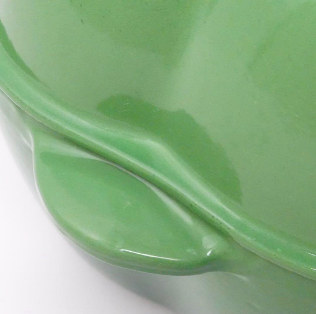【未使用】LE CREUSET　ピーマン ココット ジェイド グリーン 18cm